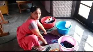 daily wear cloth washing cloth washing by hand desi style cloth washing village lifestyle