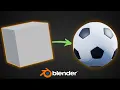 Create a Soccer Ball in Blender in 1 Minute
