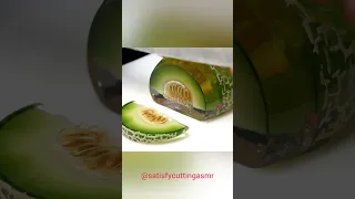 ASMR Glass Melon Cutting #ai #aiart #asmrsounds #asmr #aiasmr #satisfyingvideo #fruit #fruitcutting