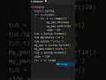 Python pattern program to print amazing pattern using turtle module for beginners