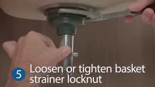 How to Use a BrassCraft Basket Strainer Wrench