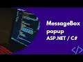 MessageBox popup in ASP NET