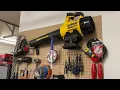 How to mount peg board