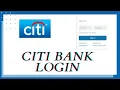 Citi Bank Sign In How to Login Citi Bank on 2020 Citibank Online Login