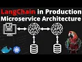 LangChain in Production - Microservice Architecture incl FastAPI and Docker