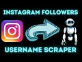 Instagram Scraper how to scrape instagram followers python web scraping 2022