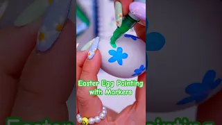 Easter Egg Painting with Markers
