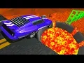 Download Lagu Beamng drive - Open Bridge Crashes over Volcano on MARS #3 (Jumping into Volcano Crashes)