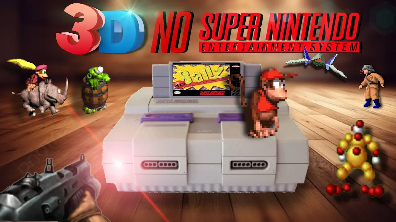 JOGOS 3D OU QUASE DO SUPER NINTENDO!!!