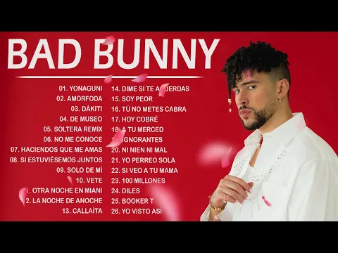 Download MP3 Bad Bunny Top Playlist 2024 | Bad Bunny Exitos - Bad Bunny Mix 2024