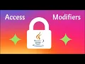 Access Modifiers in Java Tutorial