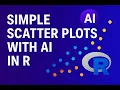 R Programming with AI Creating Simple Scatter Plots in R