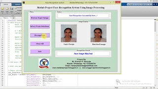 Face Recognition System Using Image Processing Matlab Project with Source Code IEEE Based Project