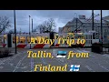 A Day Trip to Tallinn Estonia from Helsinki Scandinavian Winter Travel Vlog
