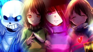 stronger than you scared of me mashup frisk chara sans betty 