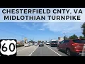 Chesterfield County VA - Driving Midlothian Turnpike