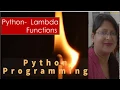 Python - Lambda Functions by Shilpi Agrawal