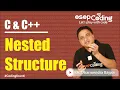 Nested Structure Concept DSA Basics tutorial Interviews -