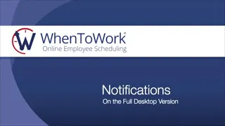 Notifications