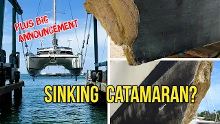 Releasing Gallons of Trapped Sea Water from our Damaged Boat | Rough Sail to Trinidad to Haul Out