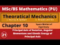 21 Space Motion of Rigid Body Chapter 10 Theoretical Mechanics by Murray Spiegel