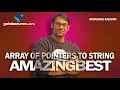 C Programming 28 Array of Pointers to String AMAZINGBEST