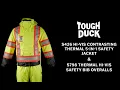 Tough Duck HiVis Contrasting 5-in1 Jacket and Thermal Bibs