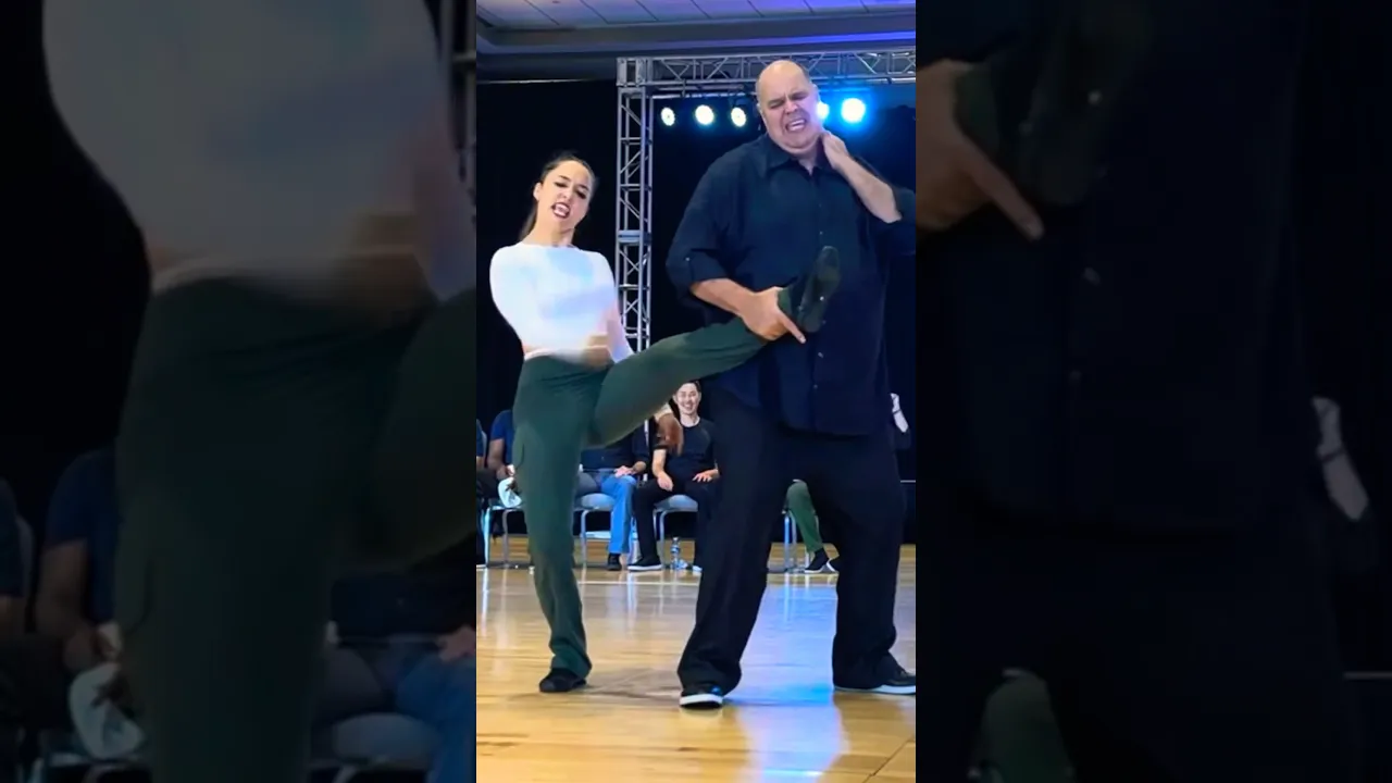 First time dancing together in competition… it went a lil crazy 🤪❤️ Nicole Ramirez w/ John Lindo