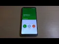 LG G6 incoming call