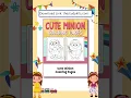 Cute Minion Coloring Pages - Printable Minion Coloring Sheets