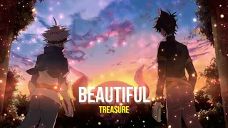 Download TREASURE - BEAUTIFUL ( Ending 13 Black Clover ) Slowed MP3