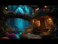 Enchanted Peaceful Fairy Village Ambient | Soft Magical Music with Gentle Lake + Bird Sounds