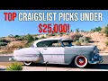 Finding Classic Cars on a Budget Top Craigslist Picks Under 25 000