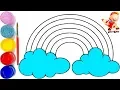 Rainbow Coloring Pages - Learn Colors for Kids