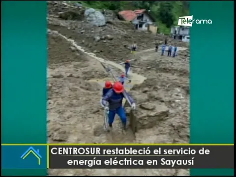 CENTROSUR restableció el servicio de energía eléctrica en Sayausí