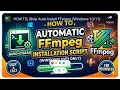 FFmpeg Auto-Install The REAL One-Click Script for Instant Setup No More Headaches