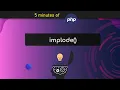 Working with implode Function - PHP in 5 Minutes