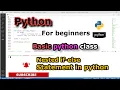 Nested if-else Exercise 3 With Simple Program Python Tutorial for beginners
