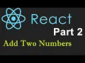 ADD Numbers in Seconds with ReactJS