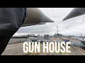 Inside a 16in Gun House