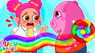 Me Dá o Meu Pirulito  Canção do Pirulito Arco Íris 🌸 Lala Canções Infantis