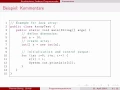 Programmierpraktikum Java Lerneinheit 6 Strukturierter lesbarer Programmcode