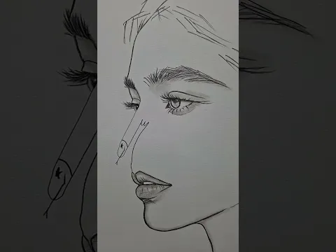 How to draw a nose #shorts #memes