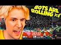 xQc Reacts TROLLED by Repair Bots r Place