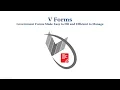 V Forms - Government Forms Made Easy to Fill and Efficient to Manage