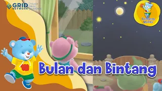 Download Dongeng Bahasa Indonesia - Melihat Bulan dan Bintang - Kartun Anak MP3