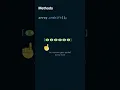 Javascript array methods in a minute push pop shift unshift
