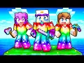 Surviving One OP Raft in Minecraft