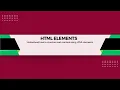 HTML elements WK 1 LESSON 3