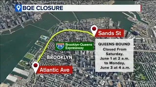 Weekend closures on BQE to impact traffic